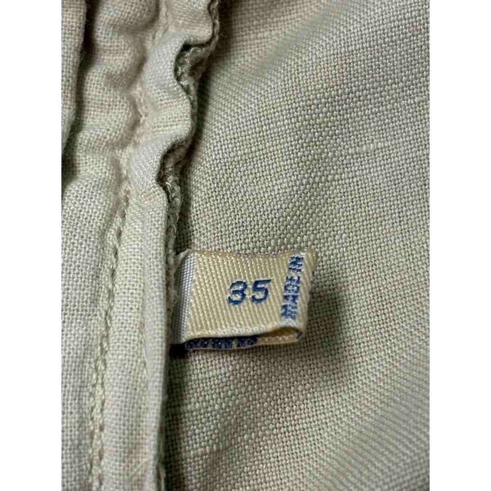 Faherty‎ Brand Mens Shorts Size 35 Linen Cotton Blend Casual